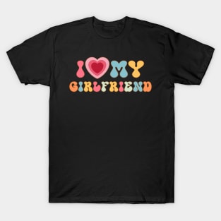I Love My Girlfriend Valentine's Day T-Shirt